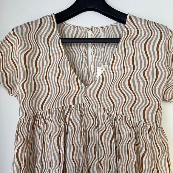 Rylee + Cru Womens Maxwell Dress Retro Waves Small Vintage Style Boho - Picture 4 of 9